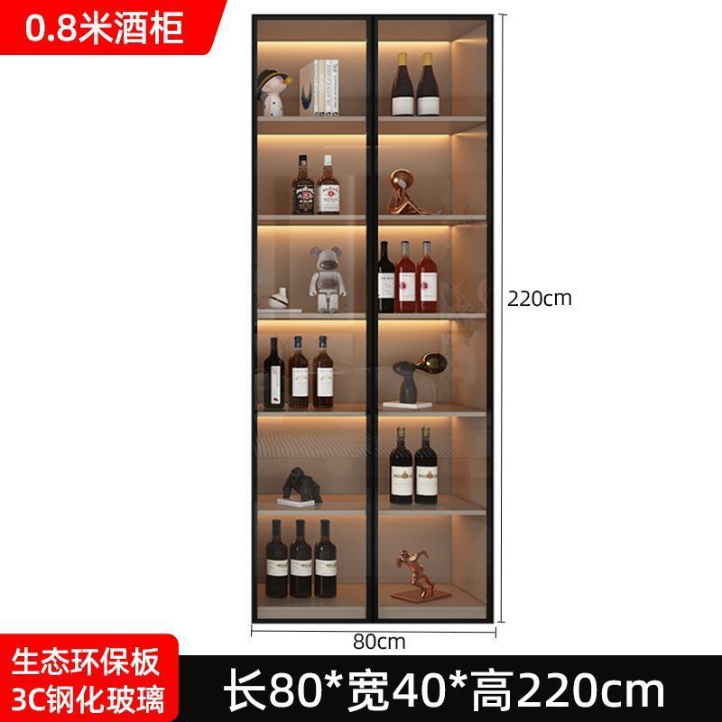 無垢材ワインキャビネットサイドボードハイキャビネット収納キャビネット壁一体型玄関キャビネットホームレストランリビングルーム収納キャビネット|undefined