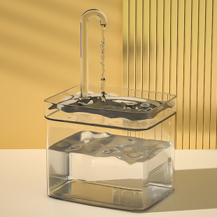 Cat water dispenser automatic circulation flow mute water dispenser non-wet mouth water dispenser dog water basin pet supplies