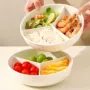 陶瓷宝宝吃饭分格分餐盘
