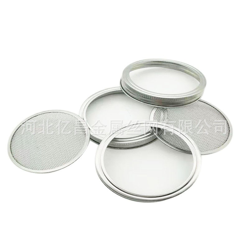 En stock cubierta de germinación de semillas de acero inoxidable 70/86mm tarro de masón tapa de brote de semilla de germinación image 7
