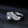 Wedding ring for princess, 5 carat