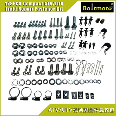 Motorcycle engine and accessories emergency repair kit, off-road