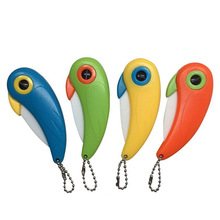 厂家现货小鸟陶瓷刀创意便携户外折叠鹦鹉水果刀ceramicknife