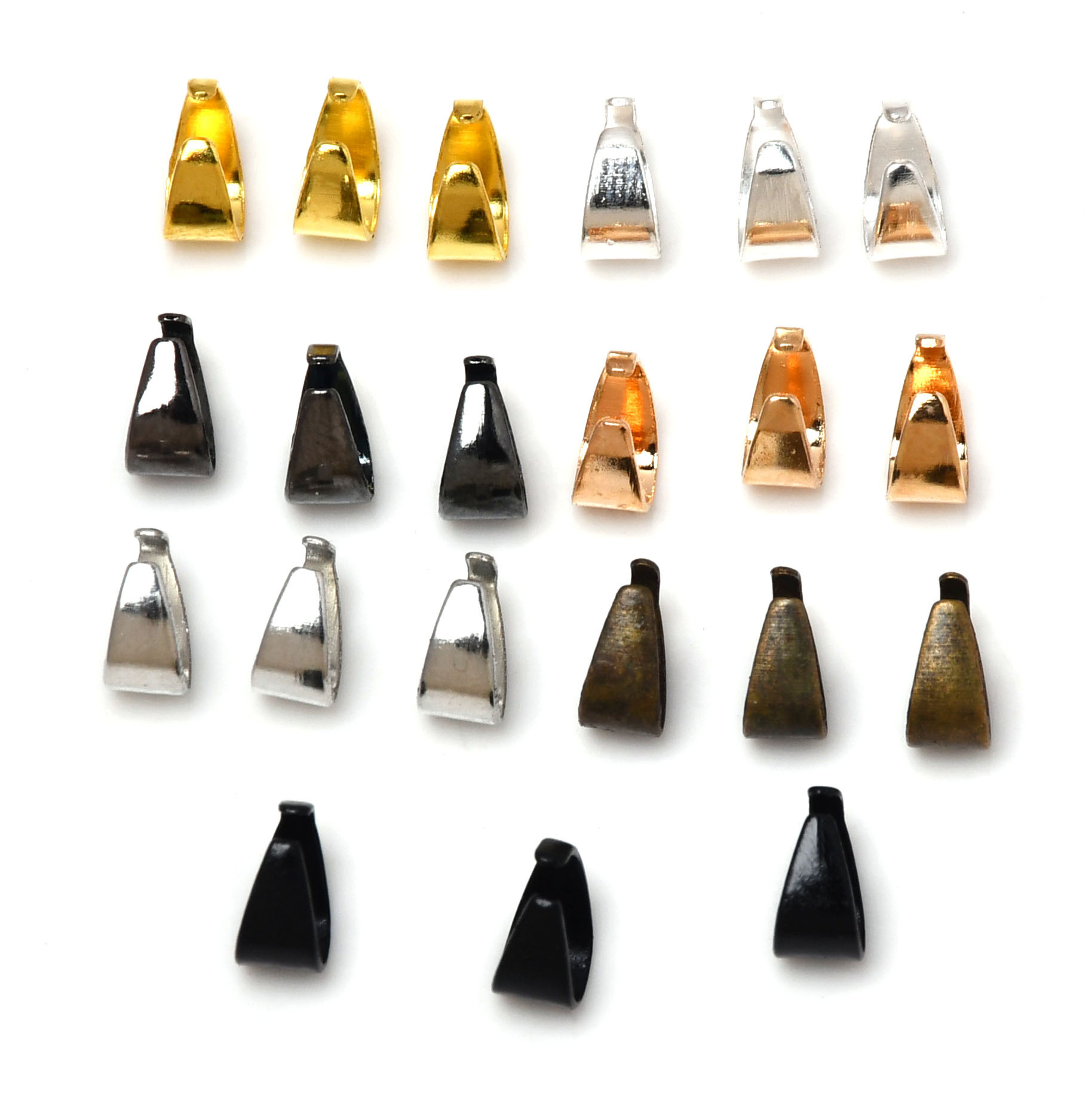 光面加厚瓜子扣 DIY项链吊坠扣 饰品配件厂家直销