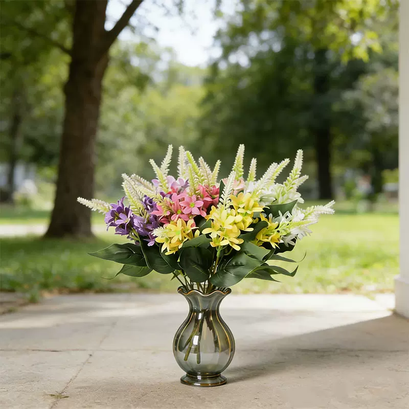 厂家仿真花高级感风信子植物假花婚庆居家装饰桌面装饰花假花花束