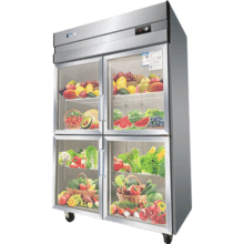 星星SG1.0W4-X商用四门立式饮料冷藏展示柜蔬菜水果保鲜展示冰柜