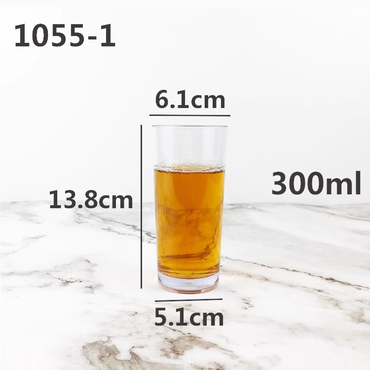 アクリルカップ透明プラスチックストレートカップレストランホテルティーカップ飲料ジュースカップ落下防止商業|undefined