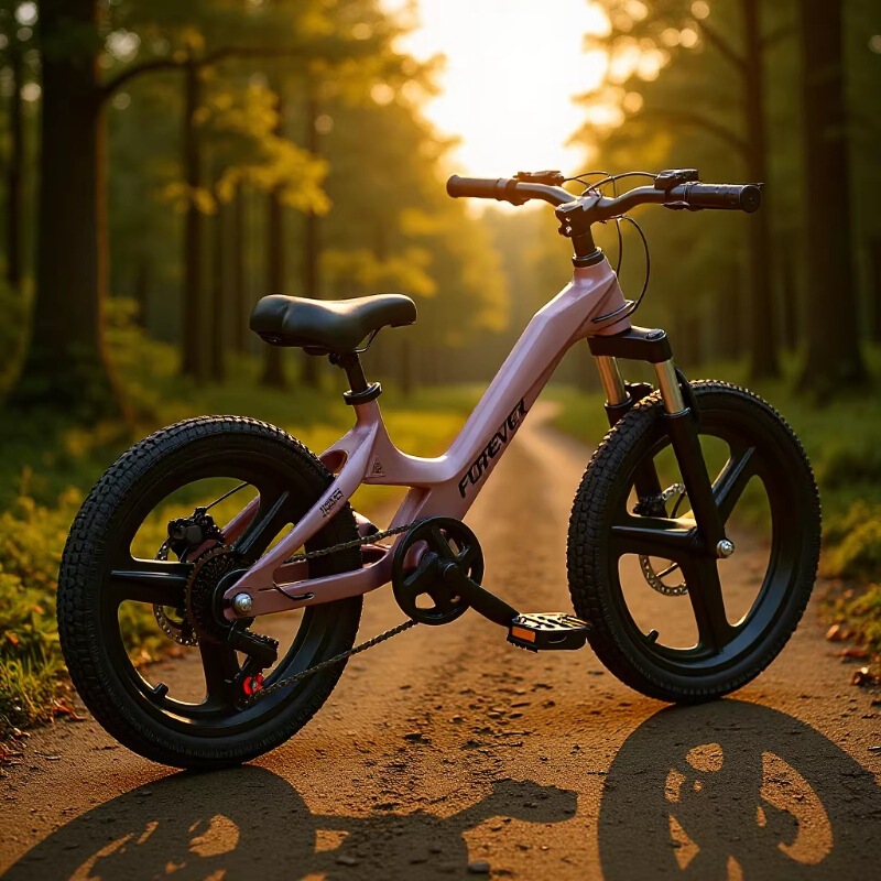 Permanent Magnesium Alloy Children's Bicycle for Ages 6 to 12, Suitable for Older Children, Mountain Bike for Boys and Girls, Trendy Bicycle