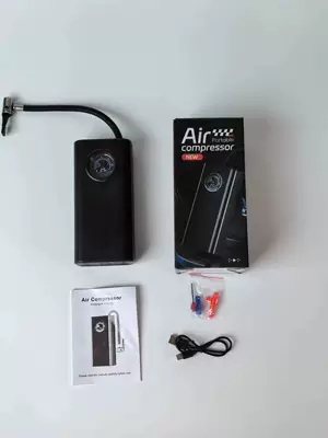 Air Pump Portable Tire Air: Hava nasosu - cross-border-packagingcharging-pointer-all-round-charging