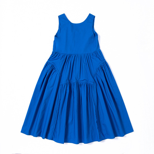 Girls 2024 New Princess Dress Korean Style Girls Dress Fashionable Girl Sleeveless Long Large Swing Cake Dress