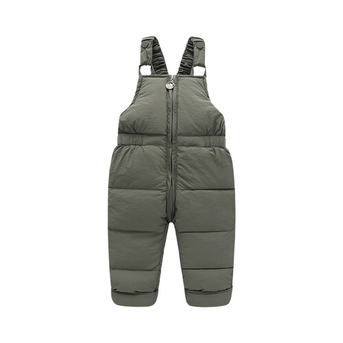 2024 Korean style children's down cotton overalls overalls autumn and winter outer wear one-piece baby clothes foreign trade children's clothing wholesale