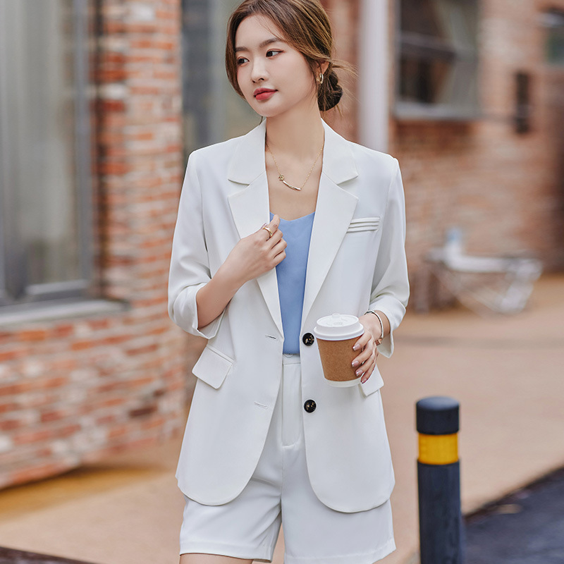 White classic suit jacket