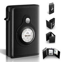O 24457 PU leather airtag card holder PU Ƥ׷��������
