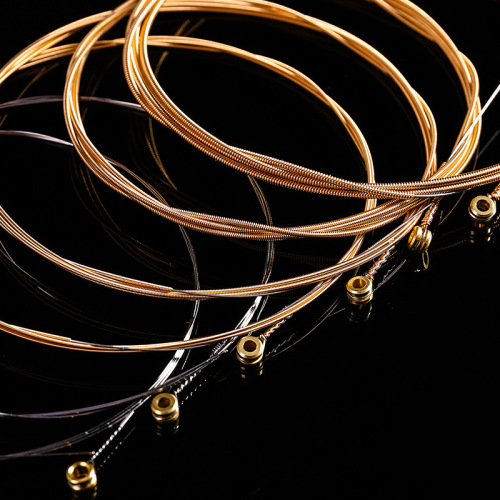 ZIKO Leo guitar strings set of 6 folk guitar strings acoustic guitar strings guitar black line full set of guitar strings