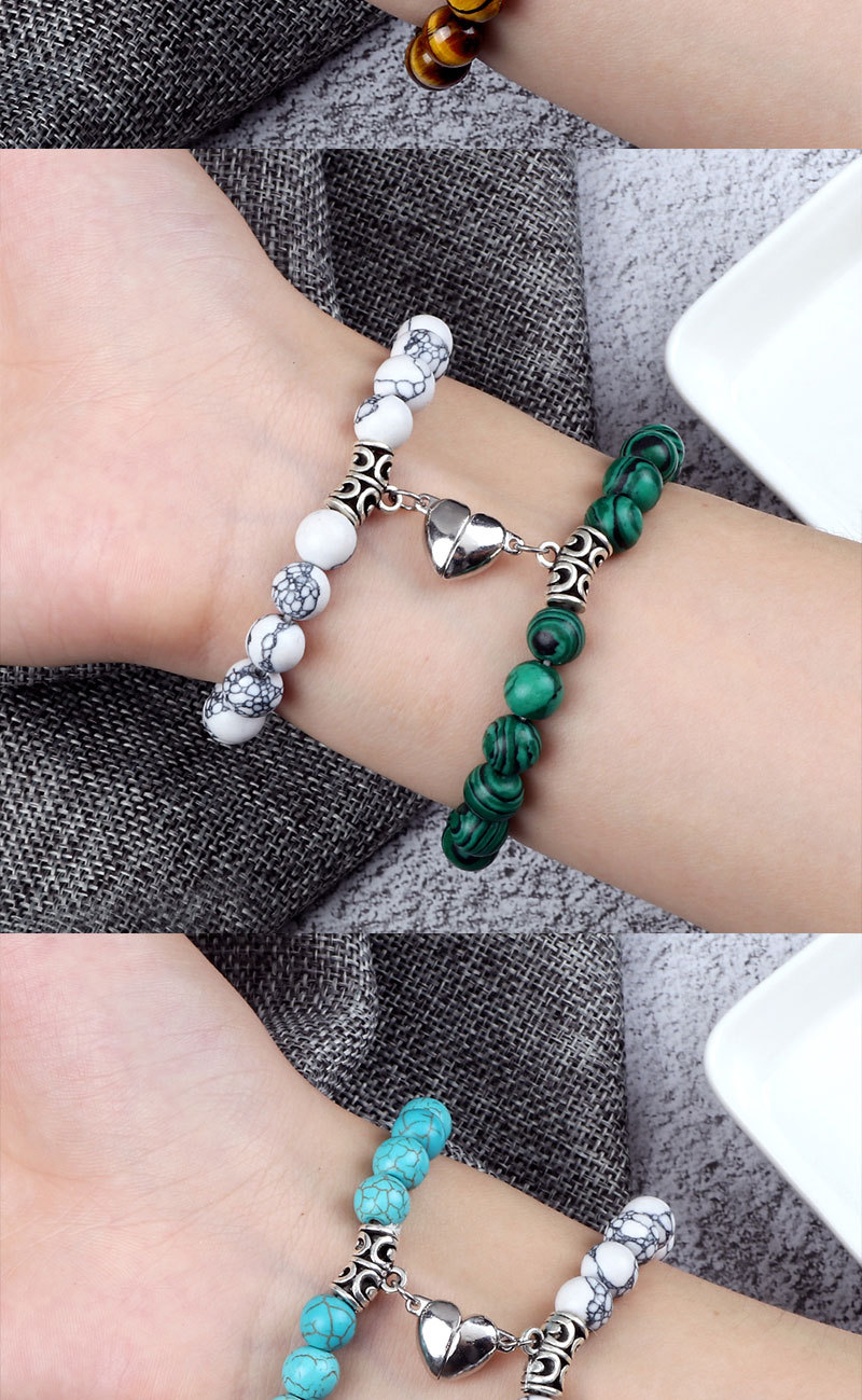 Kreativer Magnet zieht Liebespaar-Armbänder für Männer und Frauen an Besties Nischendesign Handseil_voghion.com