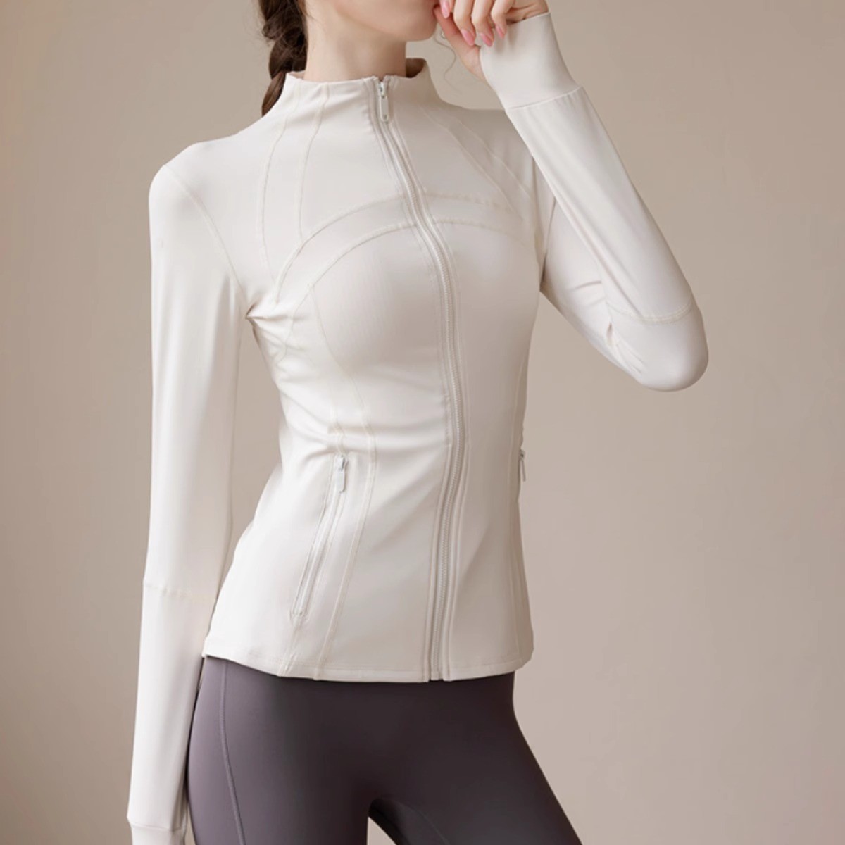 Pilates Yoga Clothing Lulu Jacket Women's Running Sports Training Top Fitness Clothing Set Yoga Clothing Women's Set