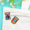 Fashionable cute trend metal brooch, accessory