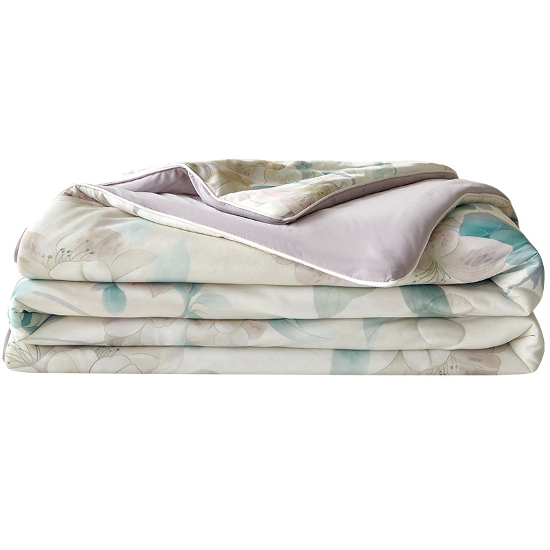 Colcha de aire acondicionado de seda fresca de clase A de verano Colcha fresca de verano Colcha fresca de verano Colcha fina lavable a máquina