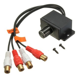 Car amplifier volume regulator/potentiometer RCA female input and output 2RCA male and female export foreign trade products