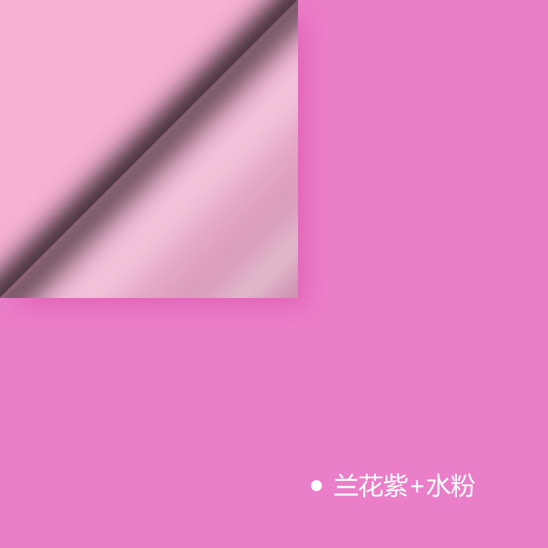 Fábrica de fiestas de flores de venta transfronteriza en caliente de papel de embalaje de flores de doble color, material de embalaje de flores, papel de embalaje de regalos