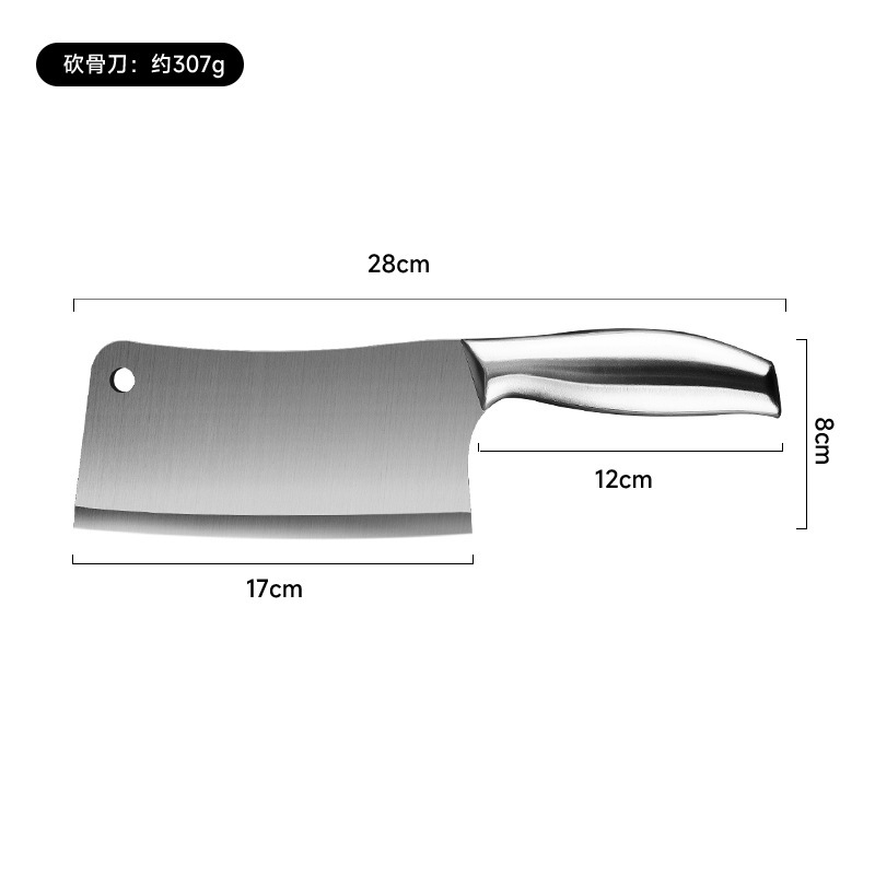 Cuchillo de cocinero, cuchillo de corte afilado, cuchillo de corte de hueso, cuchillo de corte de acero inoxidable, cuchillo de corte afilado.