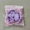 Headband, purple bracelet