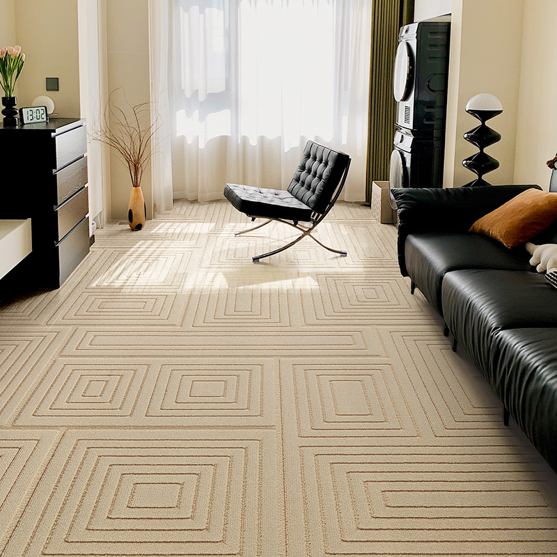 Alfombra para sala de estar, alfombra completa para áreas grandes, alfombra para dormitorio resistente a las manchas y fácil de cuidar, alfombra completa para uso doméstico, alfombra para apartamento de estudio