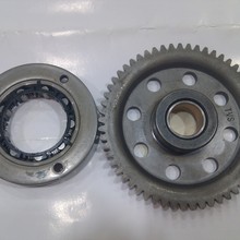 摩托车配件BAJAJ  TVS印度摩托车超越离合器启动盘齿轮组合总成==