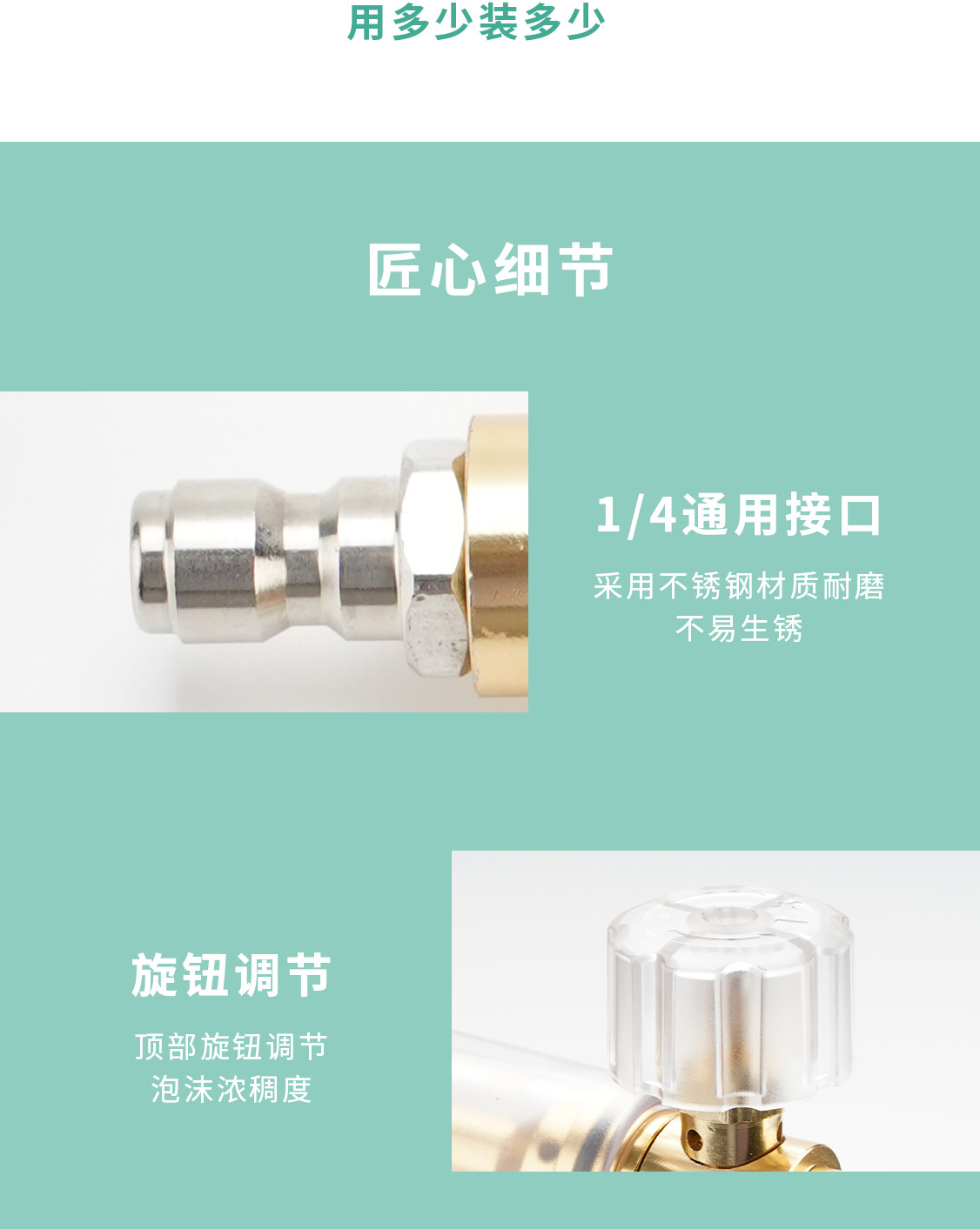 Factory Direct Sales Gs High-Pressure Original Solution Pa Foam Bottle High-Pressure Car Wash Machine Foaming Bottle Car Wash Liquid Original Solution Pa Bottle 50ml