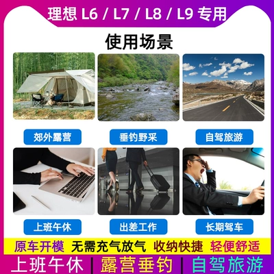Ideal L6L7L8L9 and Wey Brand | Vehicle-mounted inflatable bed