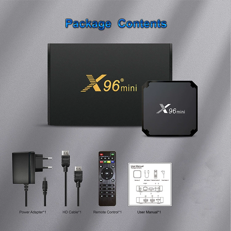 X96MINI Android TV Box H313 Набор-приставка 16G X96 сетевой плеер Android10 TV BOX