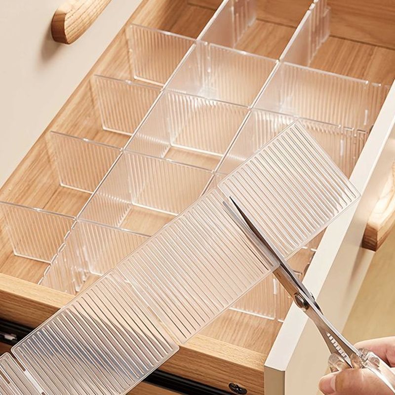 Drawer-type divided partitions