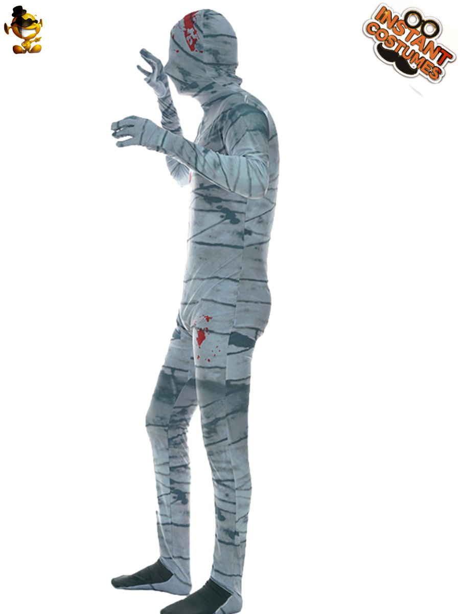 Hombres adultos de Halloween momia Cosplay traje Zombie etapa juego rol ropa fiesta