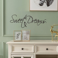 Fanxi FX-A68 Foreign Trade Simple English Slogan: "Sweet Dreams" – Bedroom Wall Art Decorative Wall Stickers