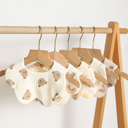 Infant bibs 6-layer gauze saliva bag baby 360 degree bib baby saliva towel type a cotton saliva bib