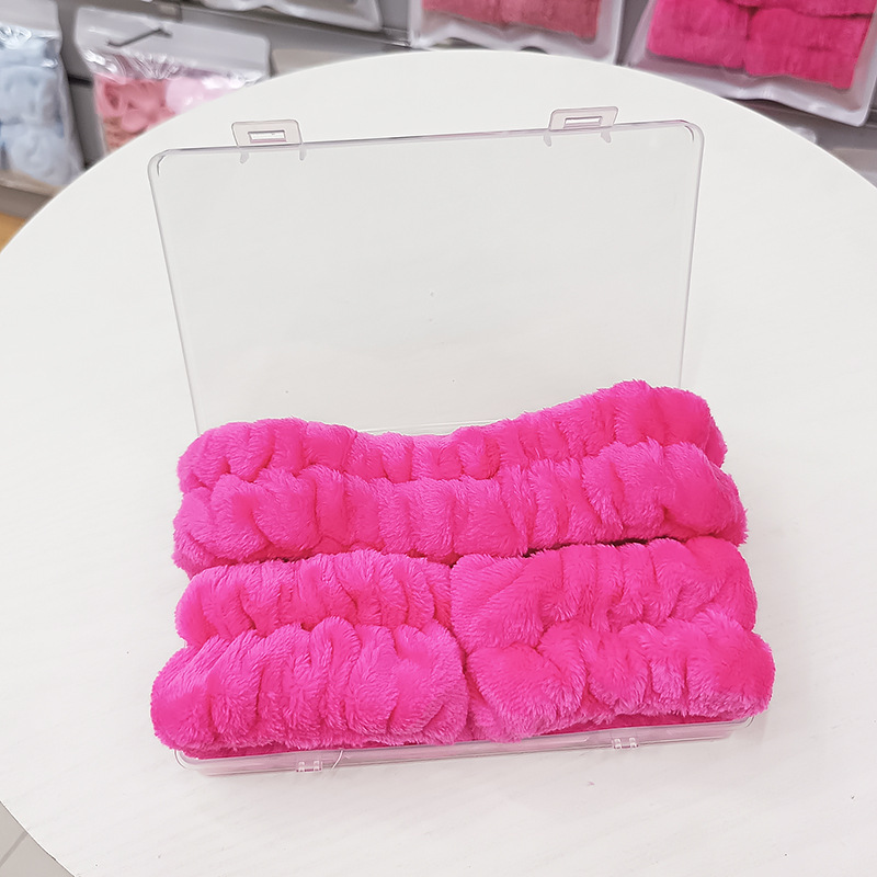 洗脸发带三件套洗漱防水防湿袖敷面膜束发带简约头带女用发捆发箍|undefined