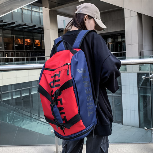 Backpack men's ins Japanese men's trendy brand large-capacity casual travel bag luggage backpack female college student school bag