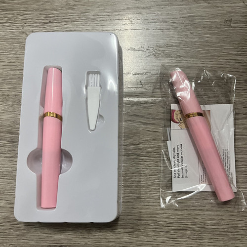 Cross-border lipstick eyebrow shaver electric eyebrow trimmer women's hair removal eyebrow trimmer household mini shaver