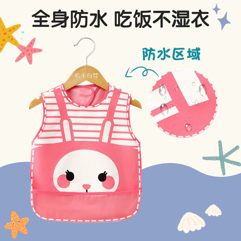 Children's summer bib for food