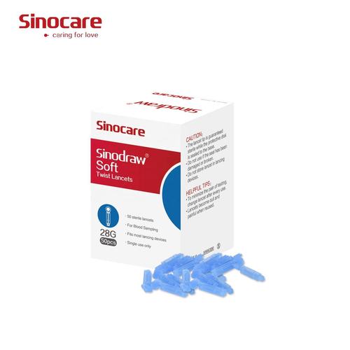 Sinocare accu2 household fully automatic code-free blood glucose meter foreign trade export meter English blood analysis
