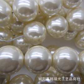 好品质直孔高亮仿珍珠有孔diy饰品配件吊坠挂件串珠散珠批发首饰