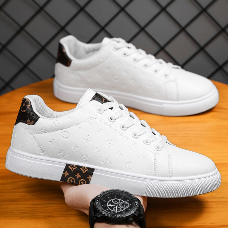 Men's versatile sports casual shoes for the European station, spring men's shoes 2022 new trendy white sneakers for men