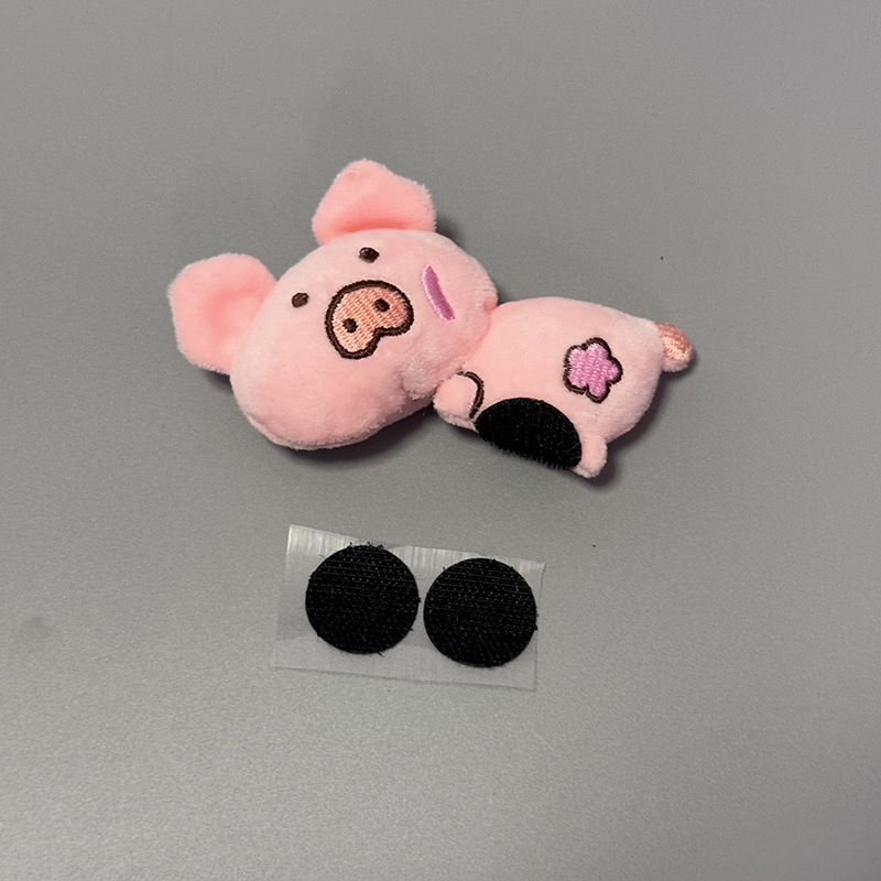 Cute Cartoon Piggy Rabbit Doll Sticker Summer Motorcycle Helmet Decoration Pet Kitten Puppy Car Sticker Decorative Sticker