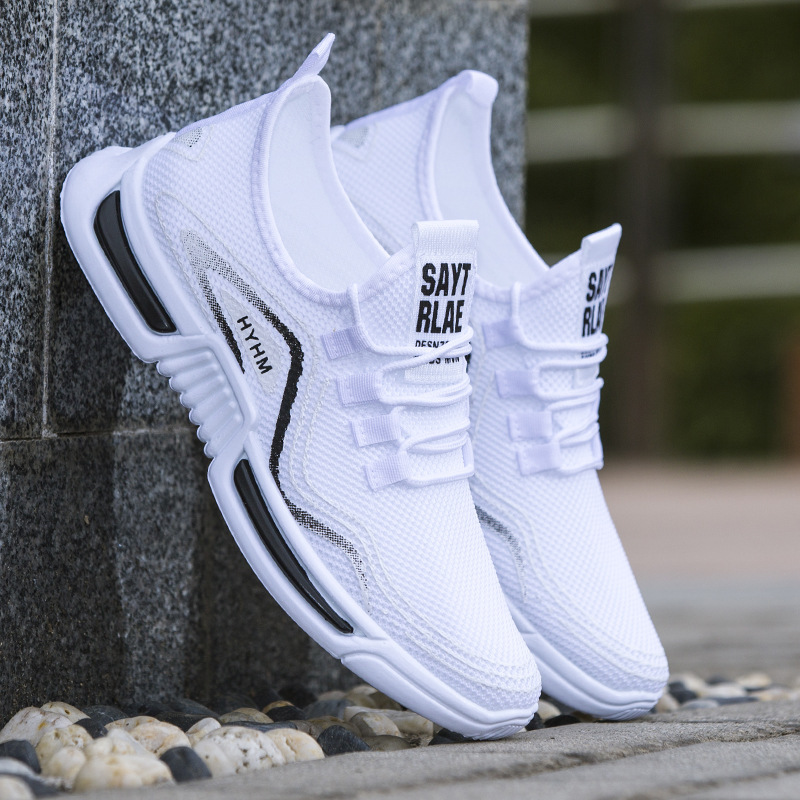 Dropshipping New Summer Breathable Men's Shoes Mesh Running Sneakers Men's Deodorant Breathable Mesh Shoes Men's Versatile