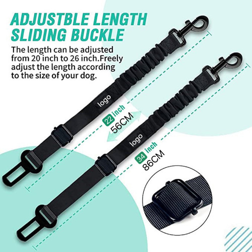 Cross-border pet supplies dog car safety belt leash walking rope dog rope reflective large anti-explosion dog repeller