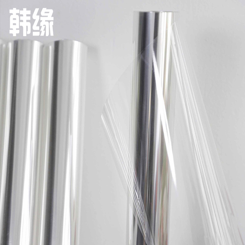 厂家批发3.5丝透明OPP膜防尘玻璃纸花束鲜花烘焙水果花篮包装纸