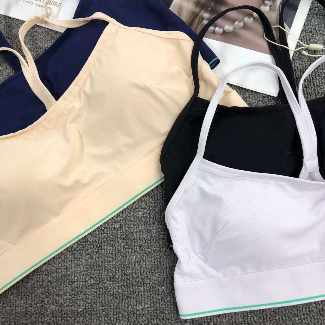 Nueva inconsútil alto elástico belleza de alta calidad las mujeres chaleco inalámbrico yoga sujetador ropa interior deportiva al por mayor