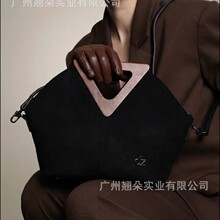 сумка2026新款女士潮流时尚手提单肩包大容量收纳包木头包包