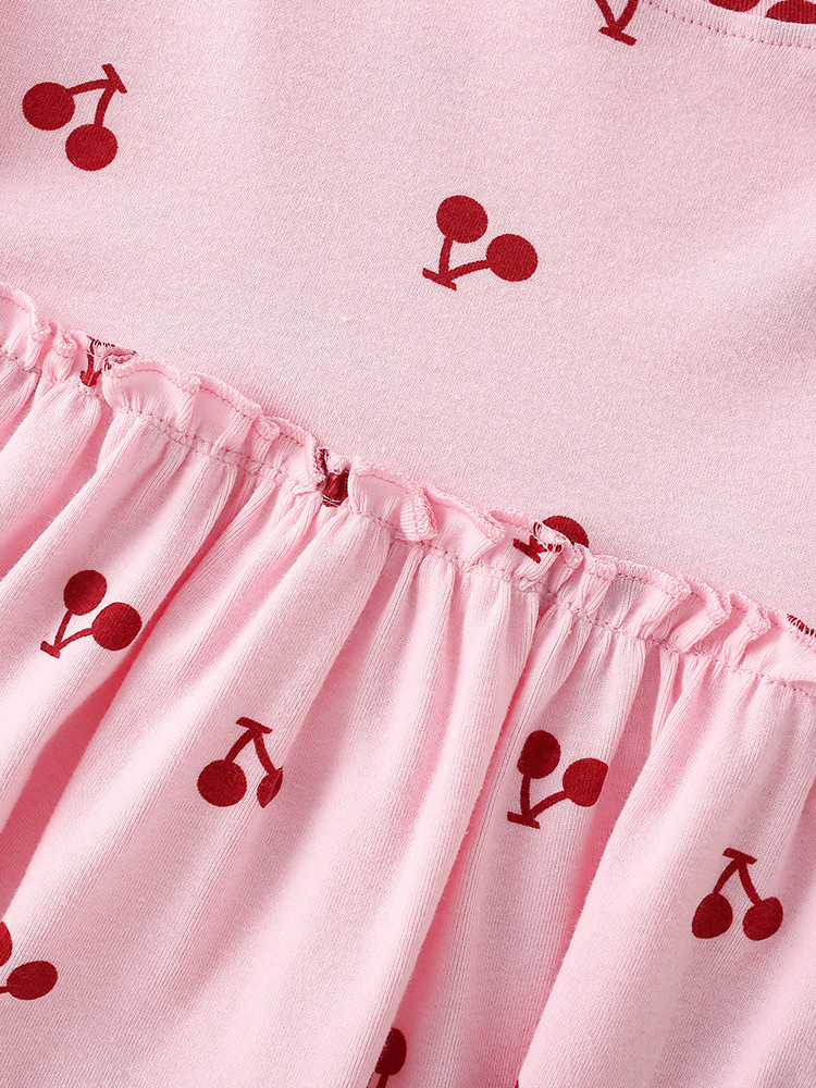 Malwee transfronterizo vestido de niña princesa europea y americana transpirable suave 3 - 8 años de niña falda de cuello redondo de verano image 3