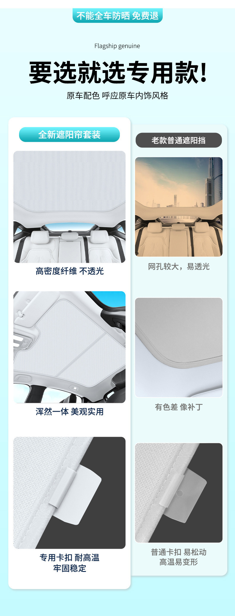 Suitable for Xiaopeng P7/P5/G3 ice crystal skylight sunshade sunshade sunscreen sunscreen insulation board roof canopy sunshade